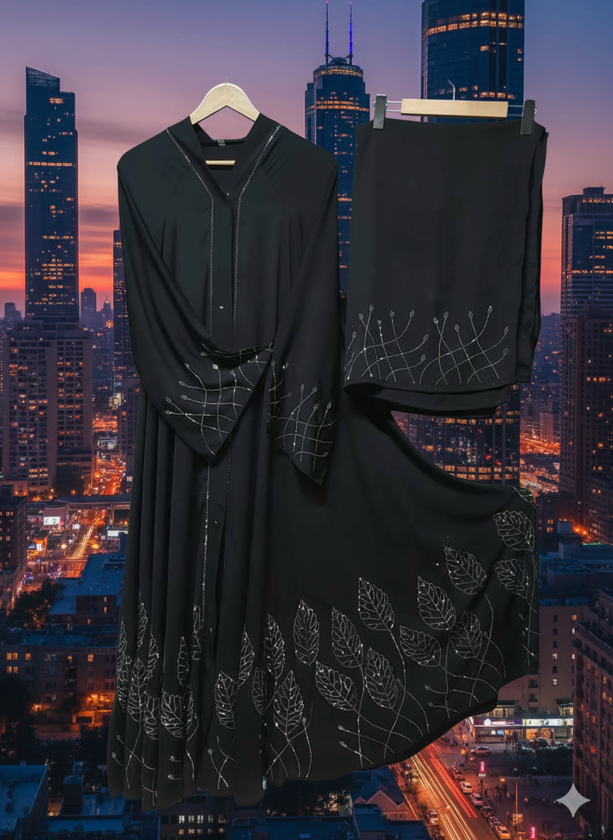 One Part Borka Dubai Cherry fabric