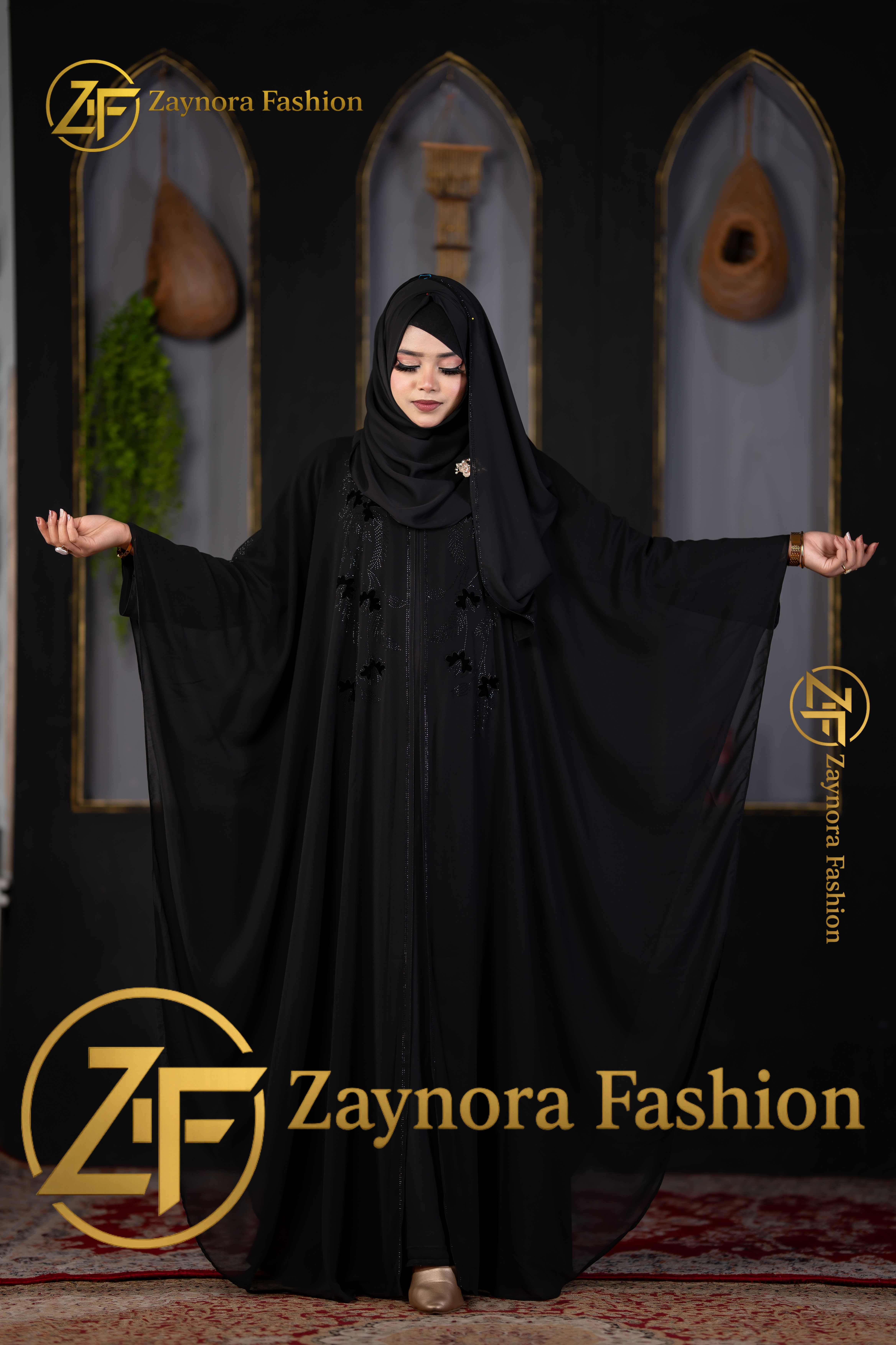 Valbet Abaya Color Black