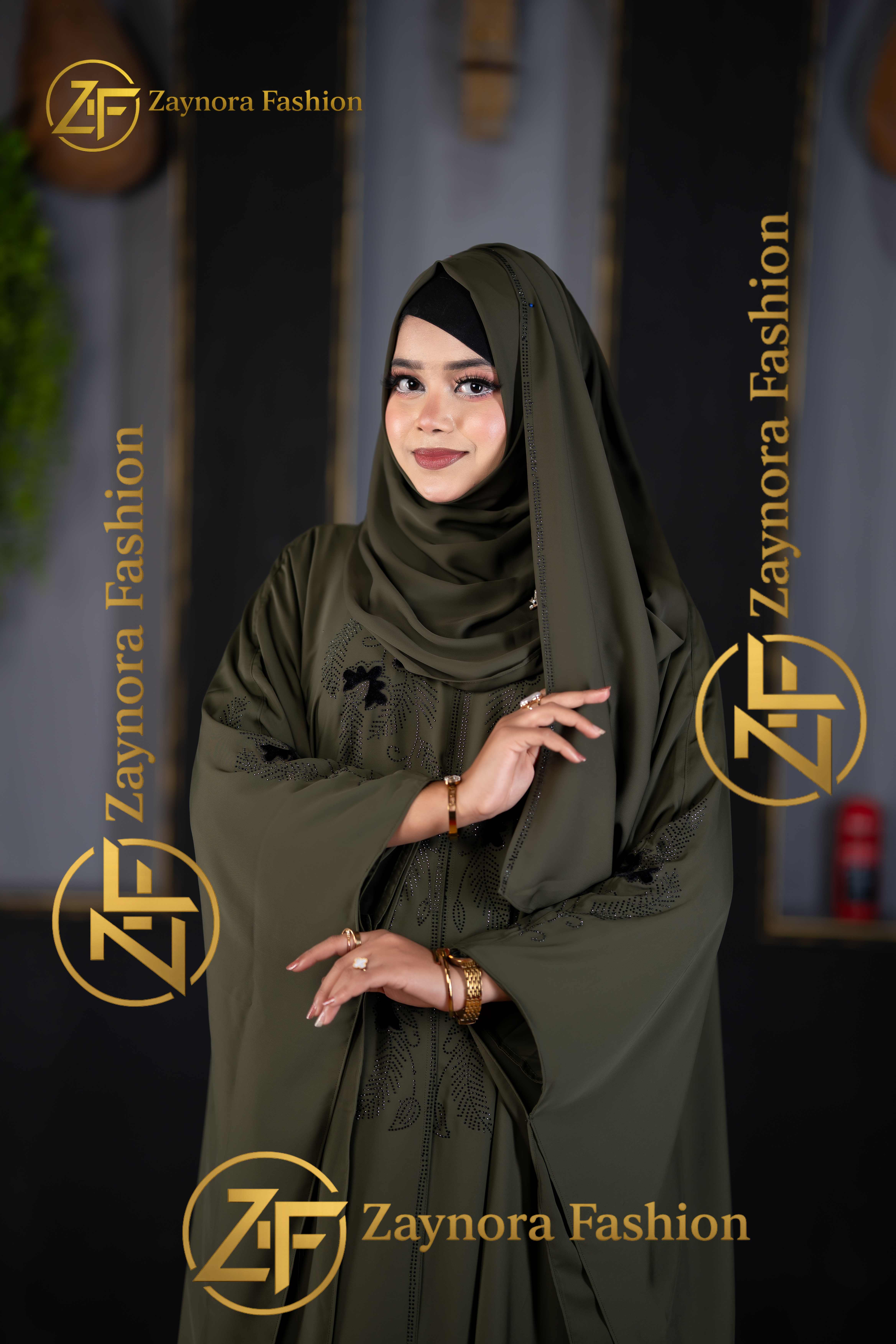 Valbet Abaya Color Olive