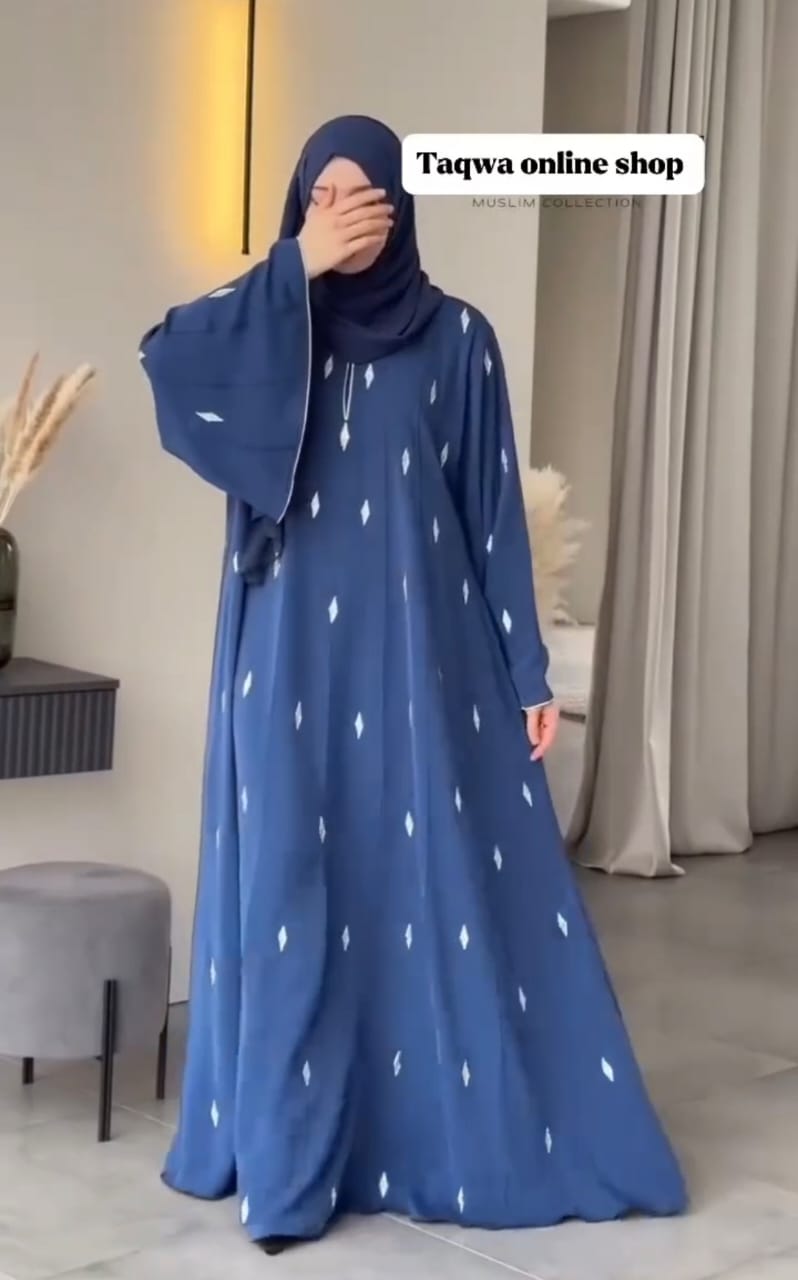 Pintop Embroidery Borkha